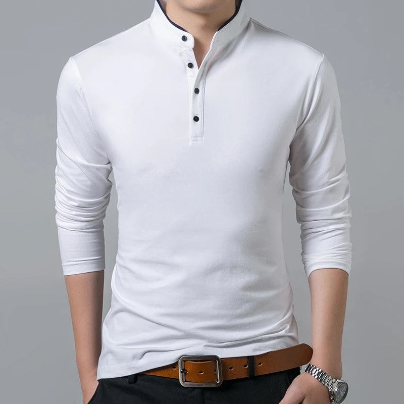 Classic Mandarin Henley